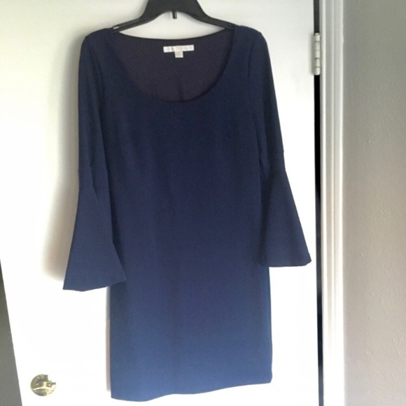 BOSTON PROPER Bell Sleeve Cocktail Dress - Picture 5 of 10